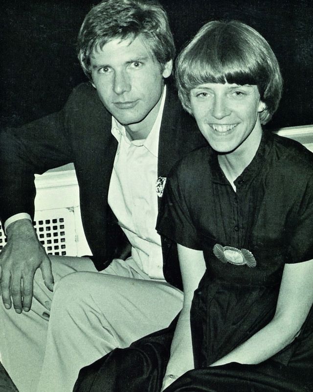 Mary Marquardt and Harrison Ford