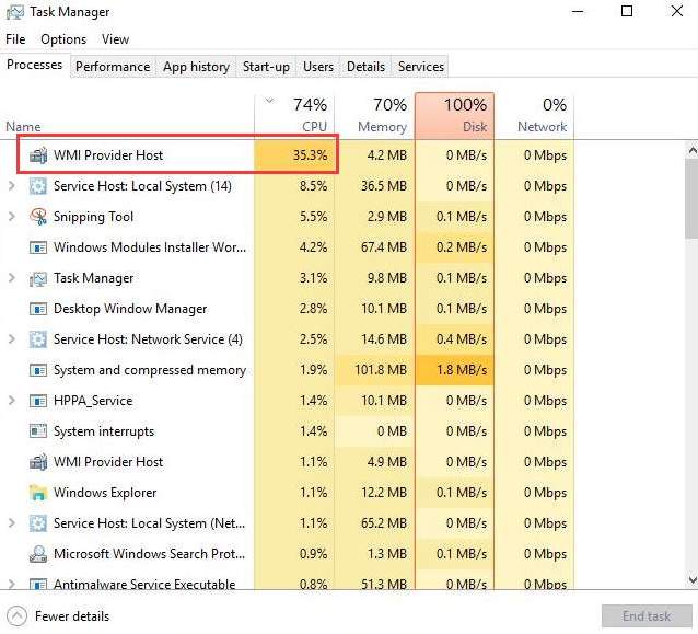 Common WMI Provider Host Issues